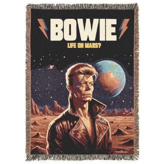 David Bowie Woven Blankets